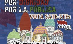 SATE-STEs gana otra vez las elecciones sindicales en la enseñanza pública de Melilla, aumentando en votos y delegadas/os